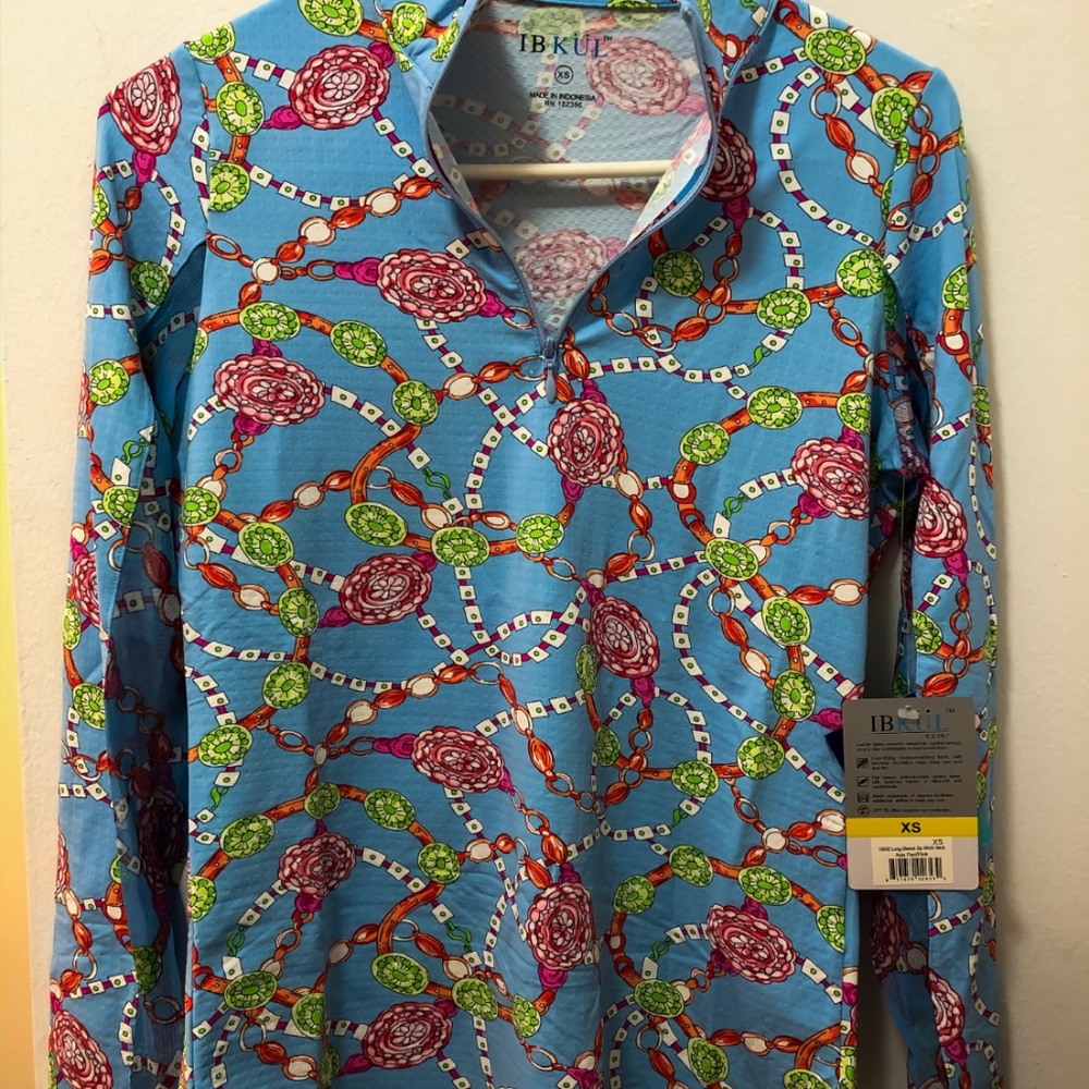 IBKUL Long Sleeve Zip-up.